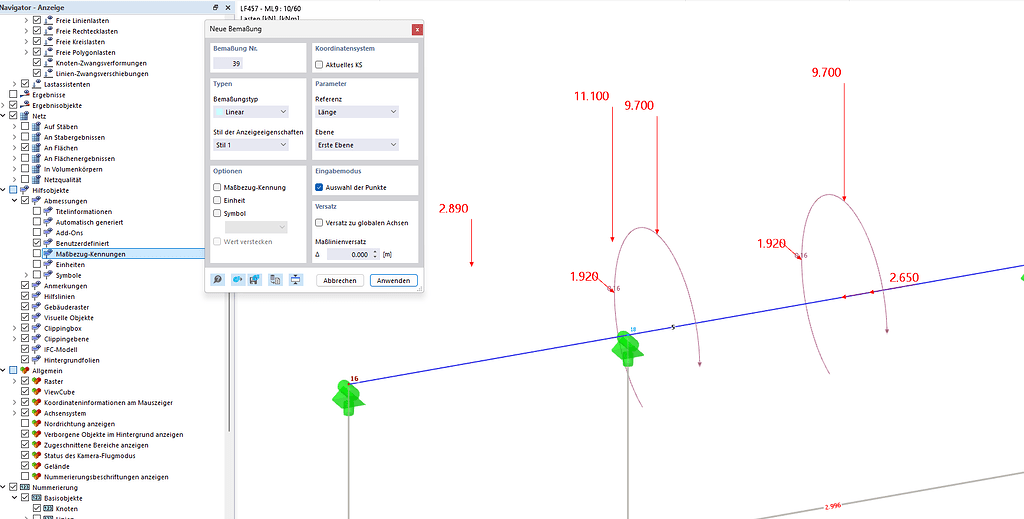 Graphical Display of Distances for Loads from Load Assistant Moving ...