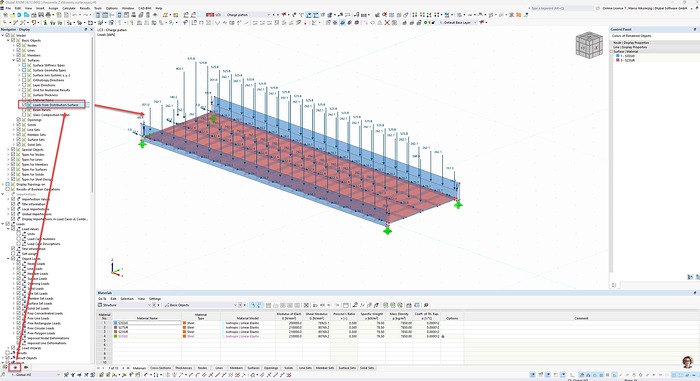 Loads from Distribution Surface