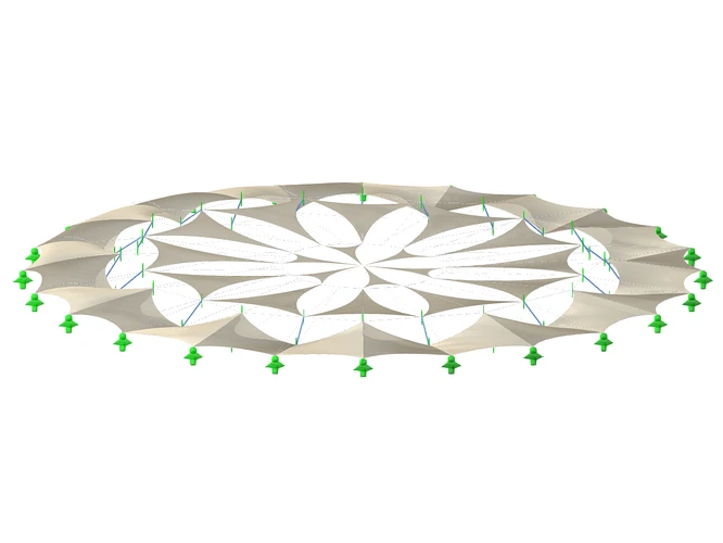 Design and Analysis of Tensile Membrane Roof for Málaga Bullring