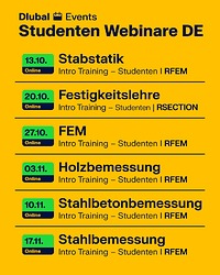 Student Webinars DE
