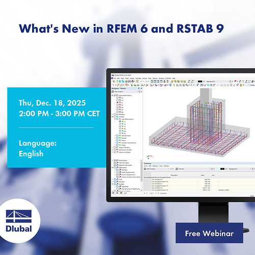 What's New in RFEM 6 and RSTAB 9