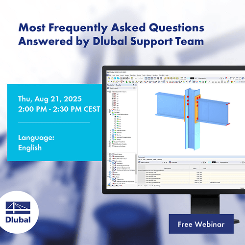 Most Frequently Asked Questions Answered by Dlubal Support