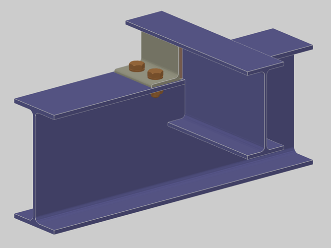 Purlin to Roof Beam via Equal Angles