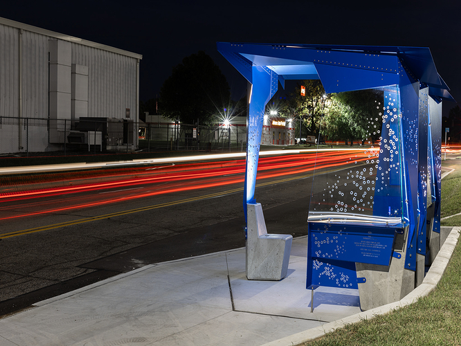 Bus Stop In the Fold