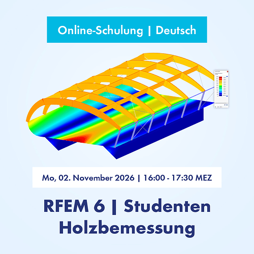RFEM 6 Einführung in die Holzbemessung
