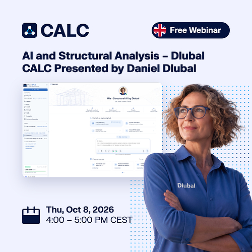 Dlubal CALC β AI and Structural Analysis