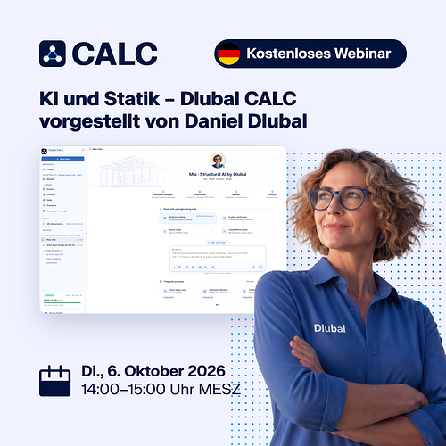 Dlubal CALC – AI and Structural Analysis