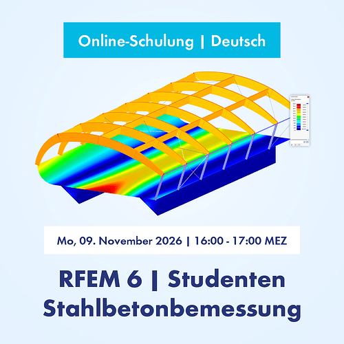 RFEM 6 Einführung in die Stahlbetonbemessung