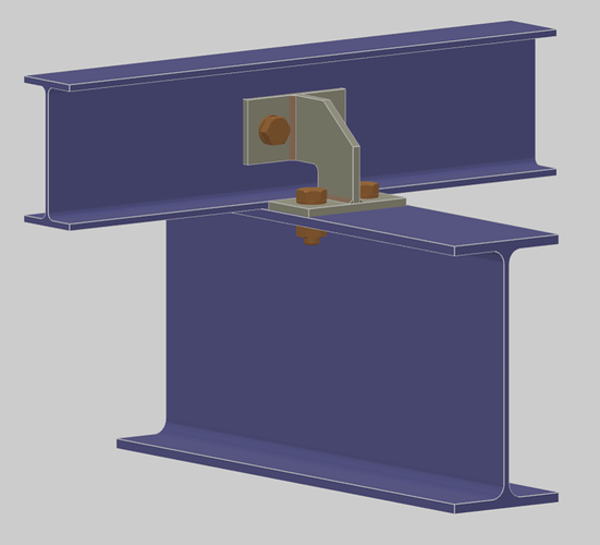 Purlin to Roof Beam via Bracket