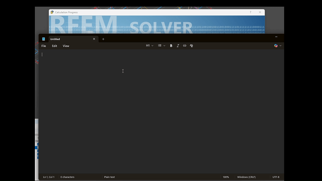 GUI interference when using other applications during analysis - Dlubal ...