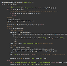 Parameter Study Using Dlubal API