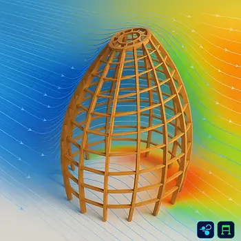 Wind Simulation on Timber Structures