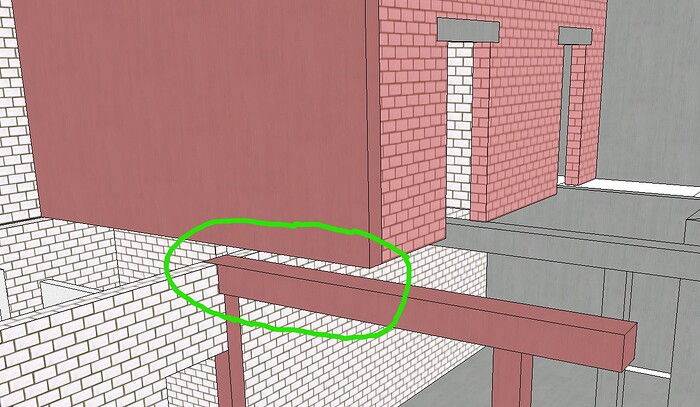 Unterzug unter Wand - CAD