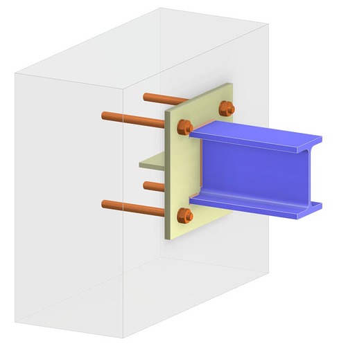 Beam Anchoring β Extended Base Plate and Shear Lug